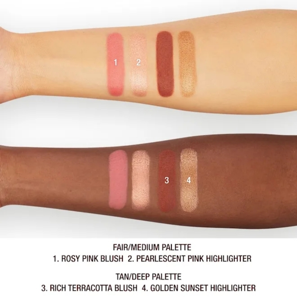 Charlotte Tilbury Hollywood Blush & Glow Glide Pallette 7.5 G | 0.26 OZ - Picture 3 of 12